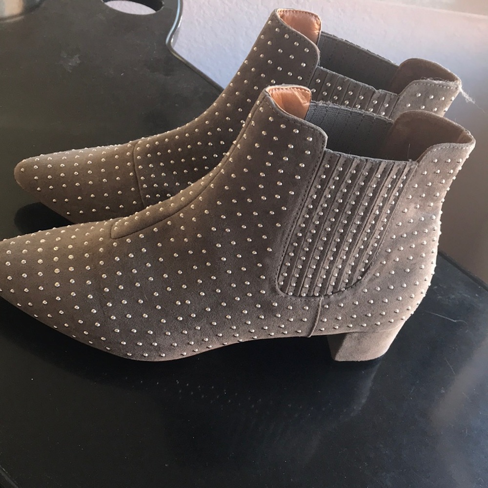 Brand new studded top shop booties!
